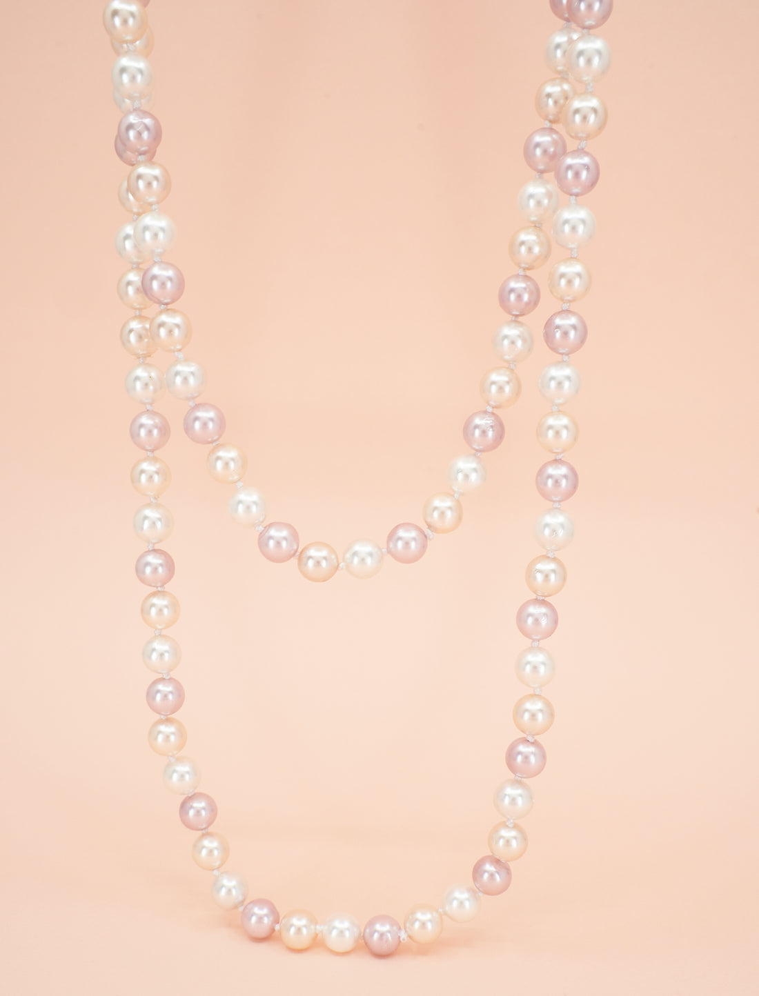 COLLAR PEARLS ROSADAS