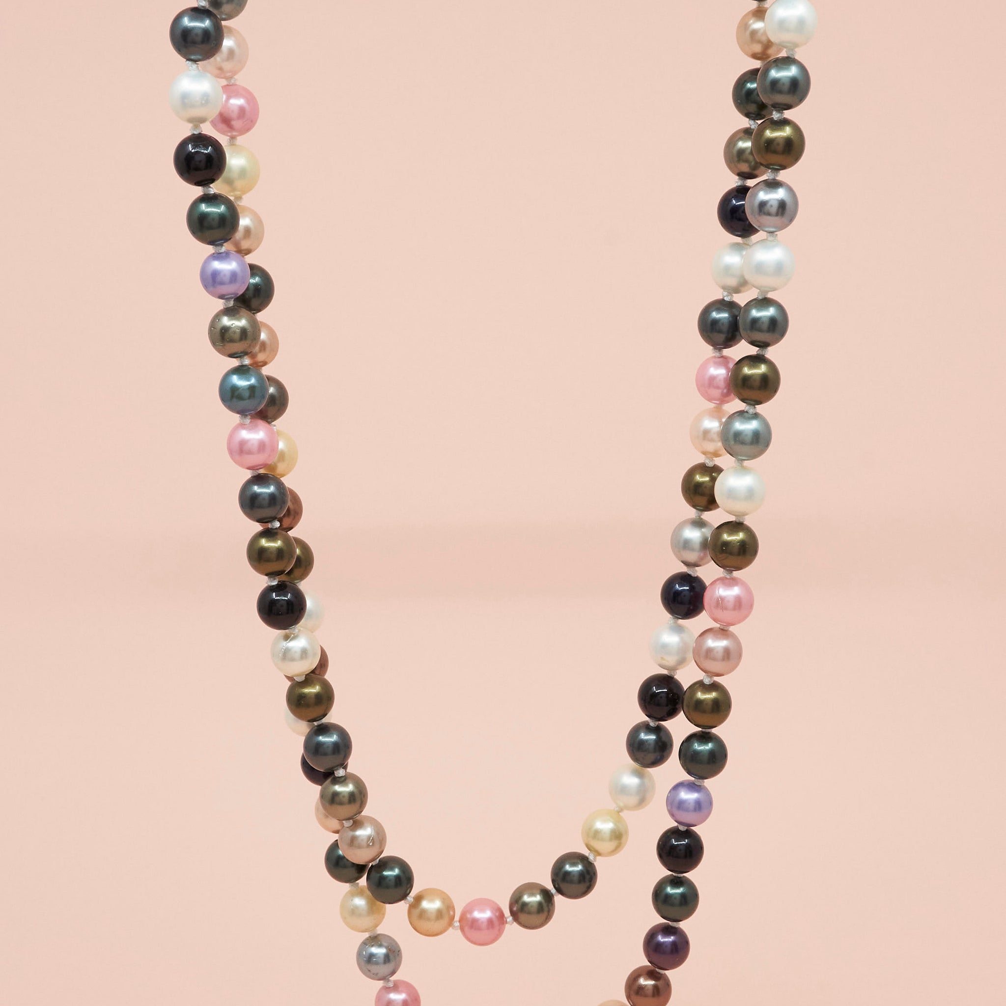 Collar pearls arcoiris