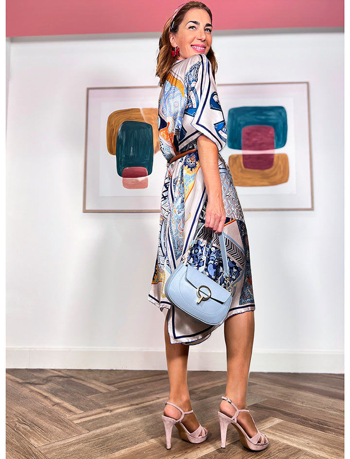 Bolso Alessandra celeste