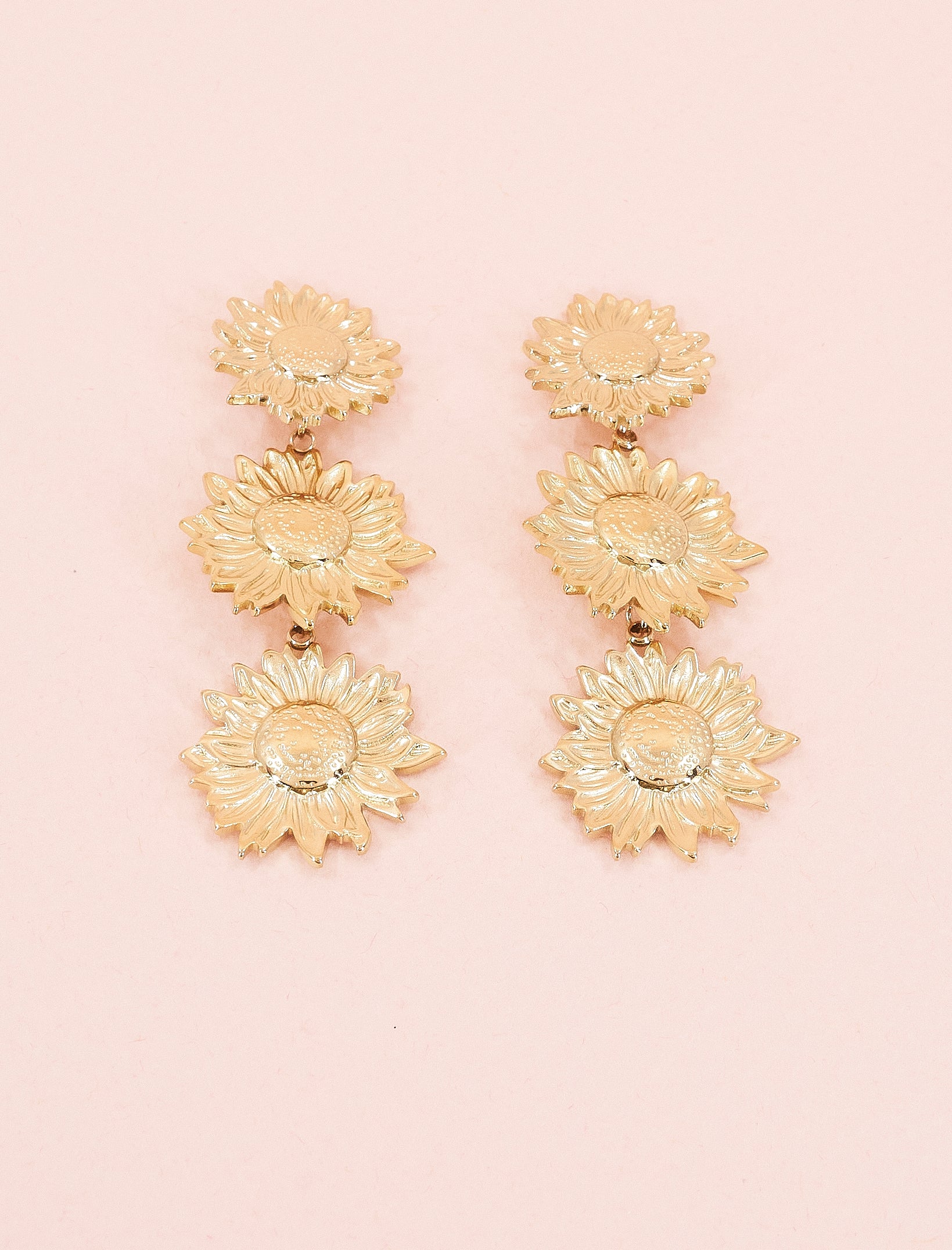 PENDIENTES GIRASOL