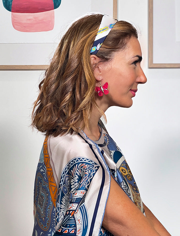 Diadema estampada chic