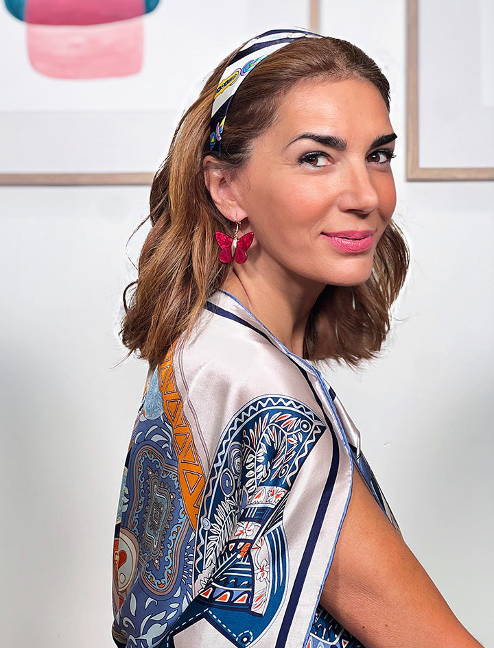 Diadema estampada chic