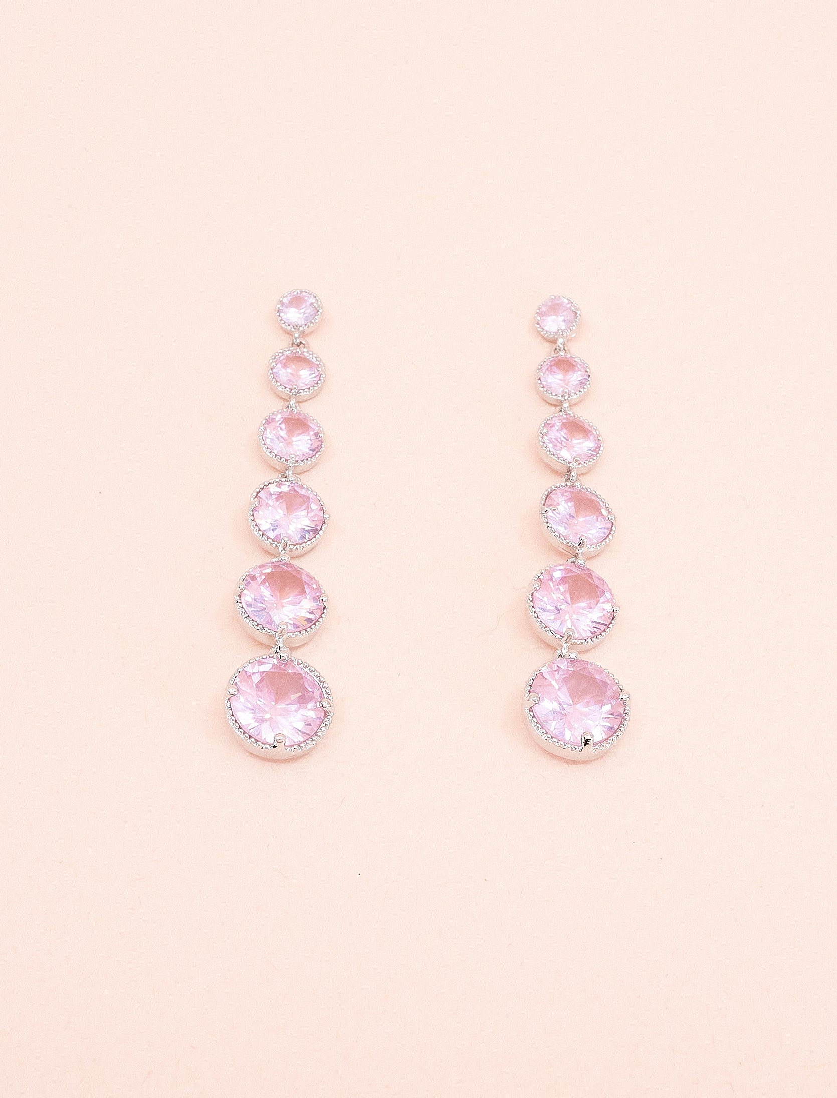PENDIENTES LUZ ROSADA