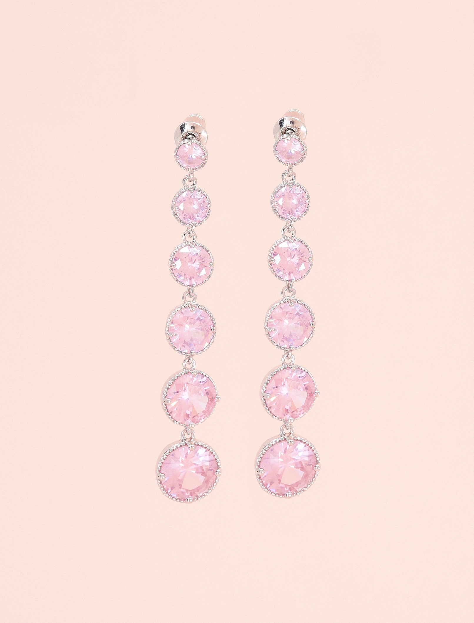 PENDIENTES LUZ ROSADA