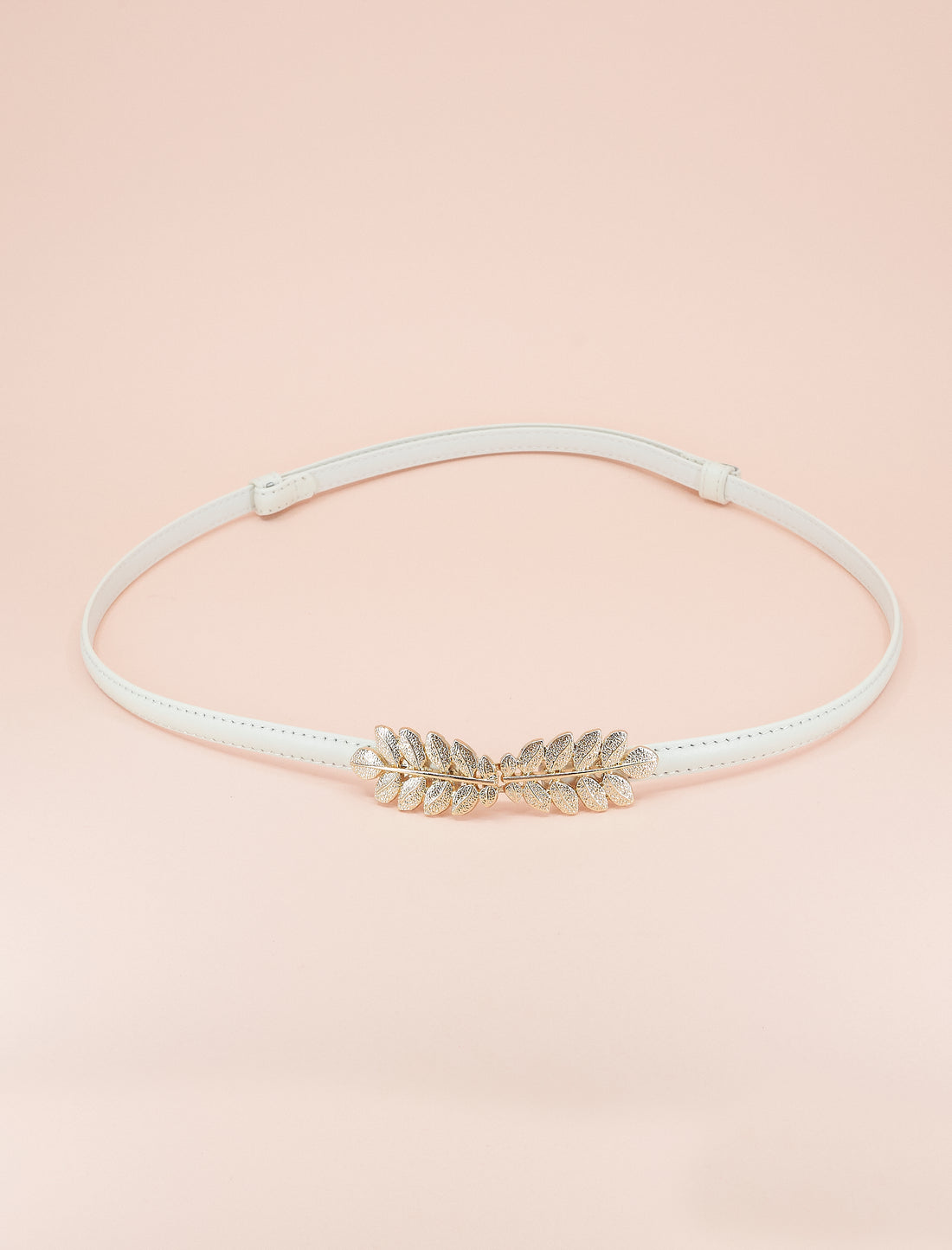 CHIC WHITE EXTENDABLE BELT