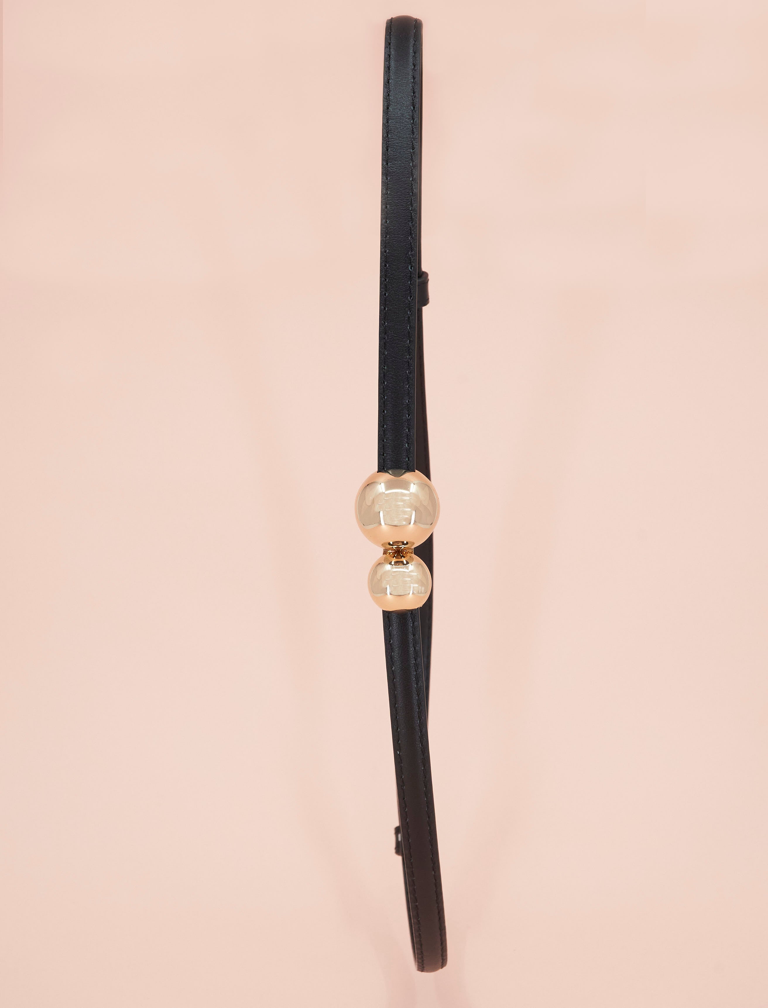 BLACK SILVERIO THIN BELT