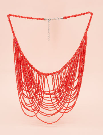 Cleo Coral Necklace