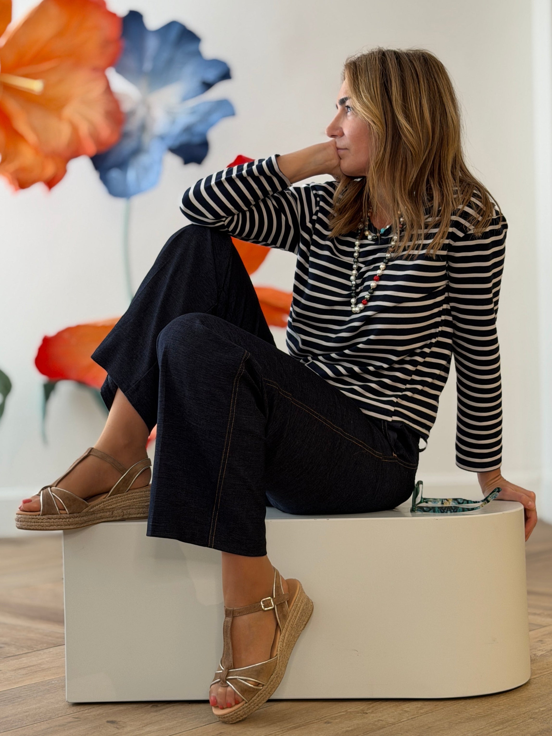 Alpargata de Cuña Sandalia Palma camel