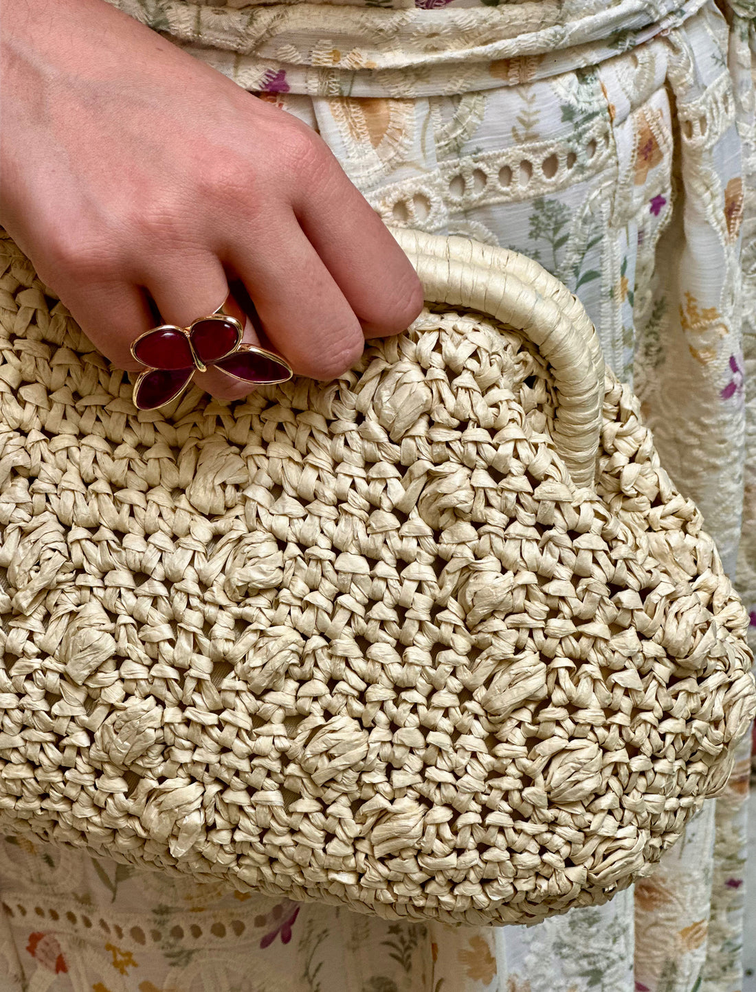 Pochette chic Natural