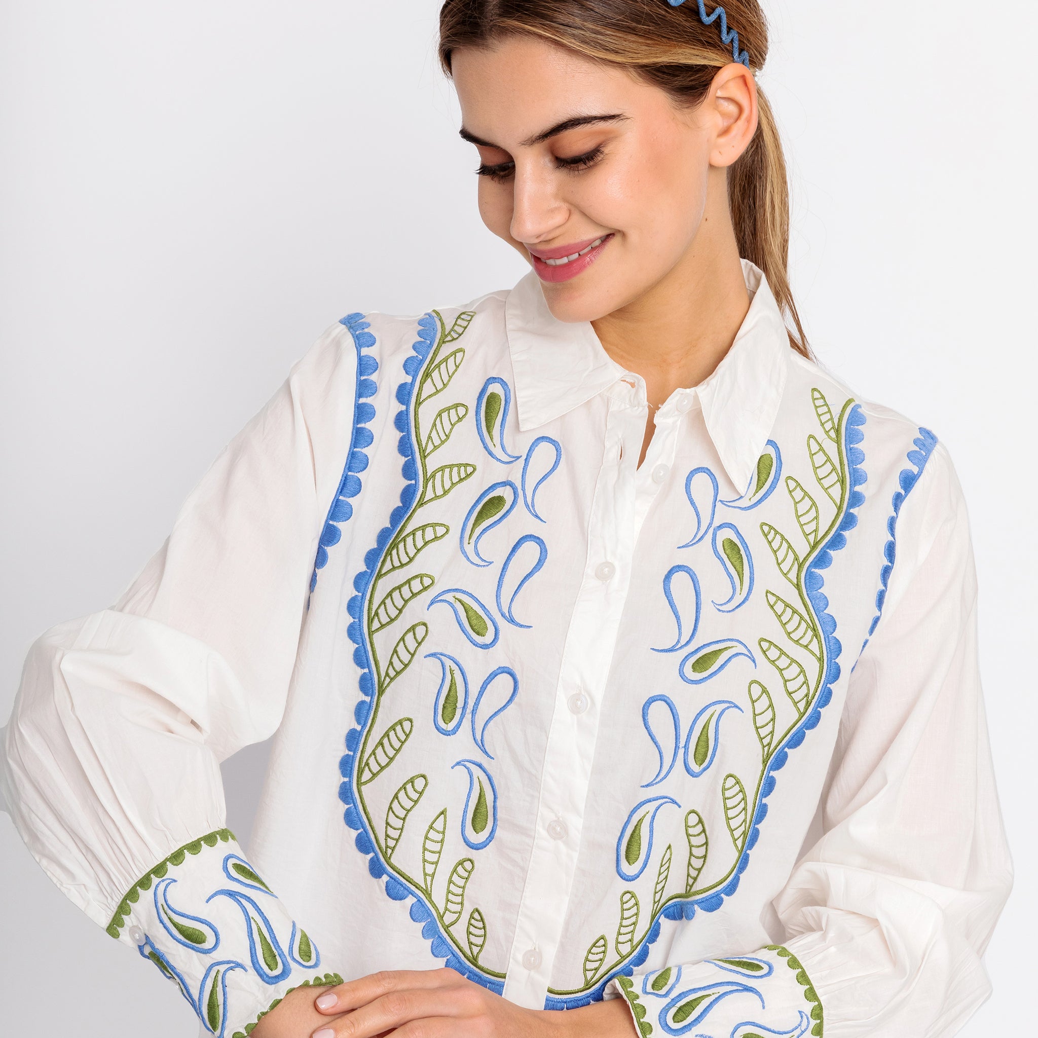 DIADEMA LINE AZUL