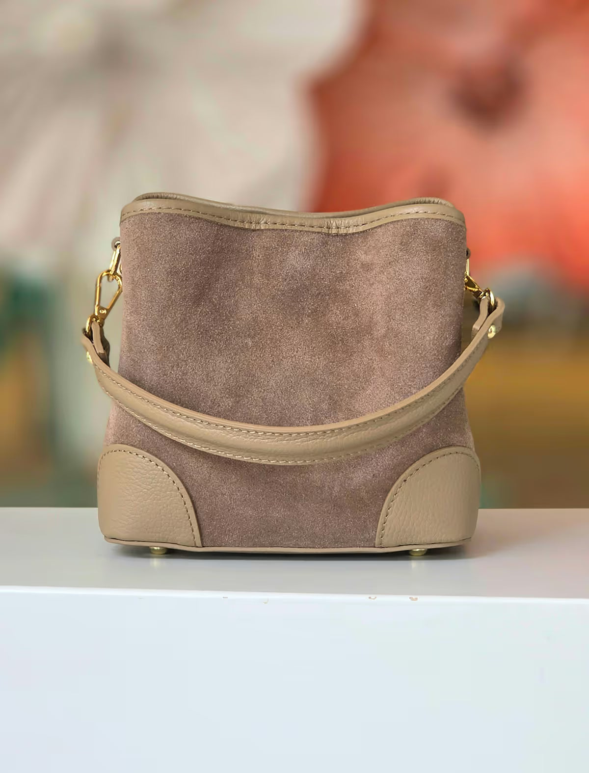 Bolso visón bombonera très chic