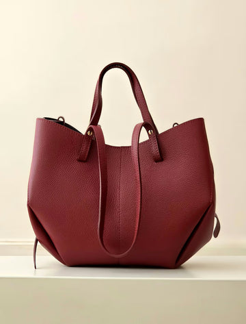 Bolso Shopper burdeos