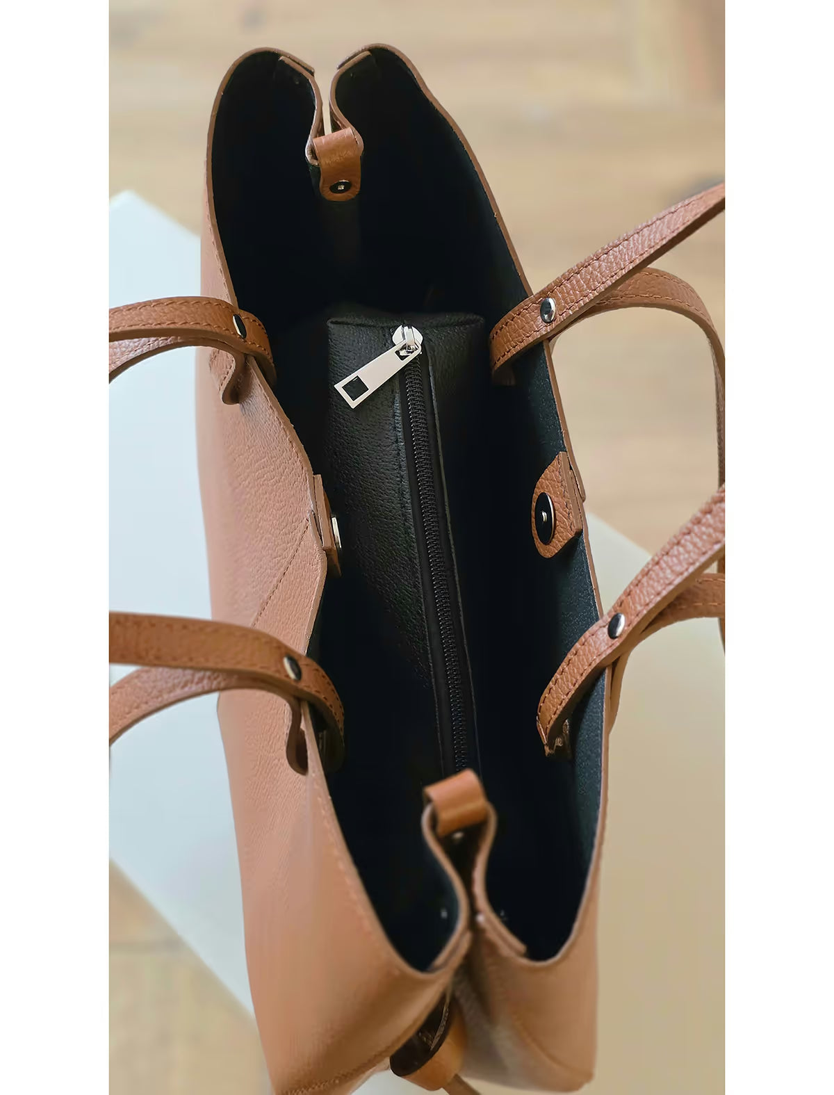 Bolso Shopper Cuero