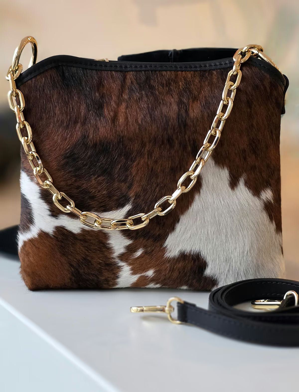 Bolso chic de pelo Vac