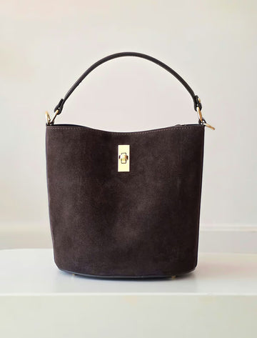 Bolso bombonera marrón chocolate Carlota