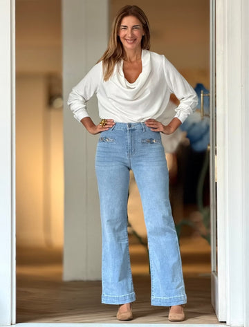 Pantalón vaquero jeans claro especial
