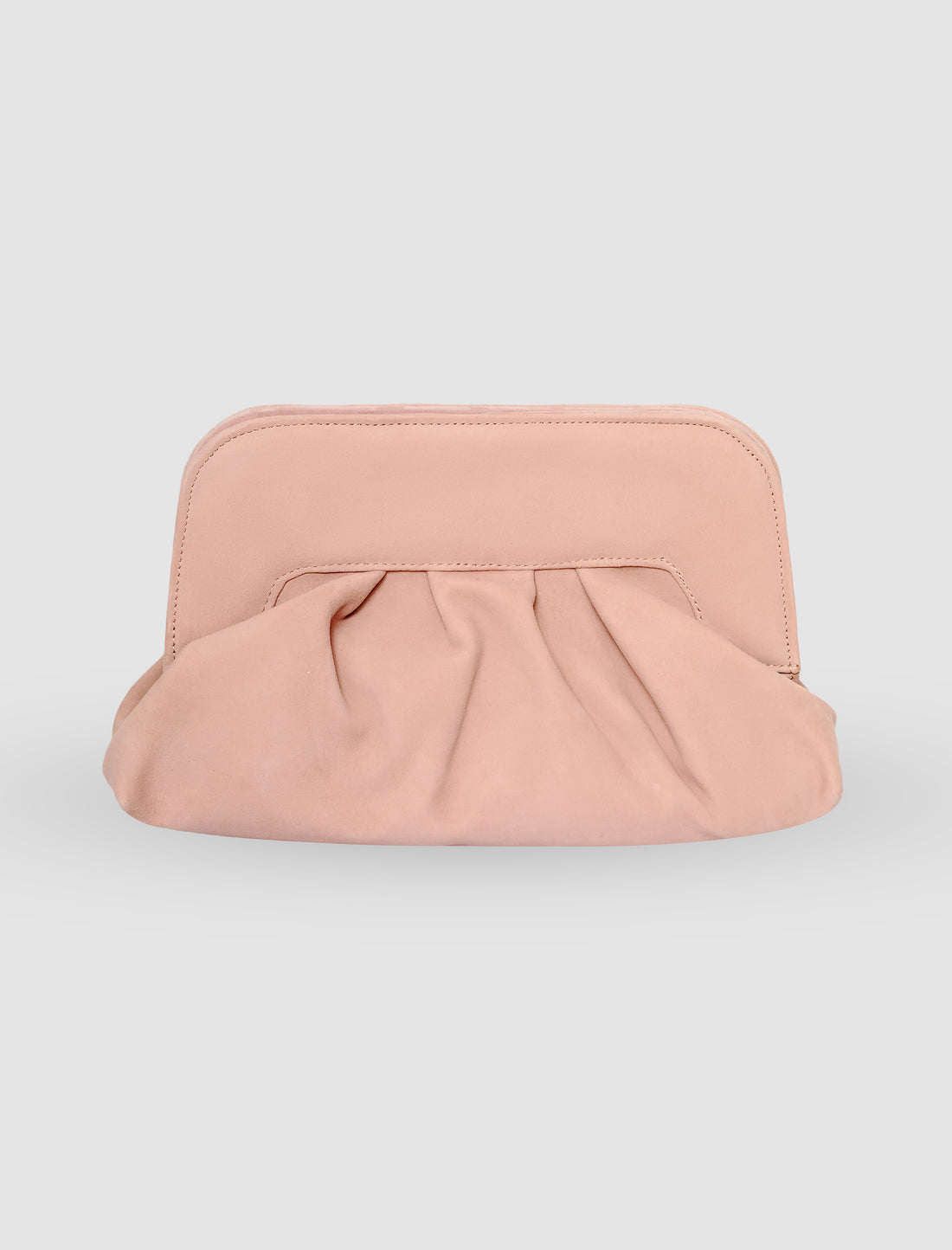 Bolso fruncido ideal nude