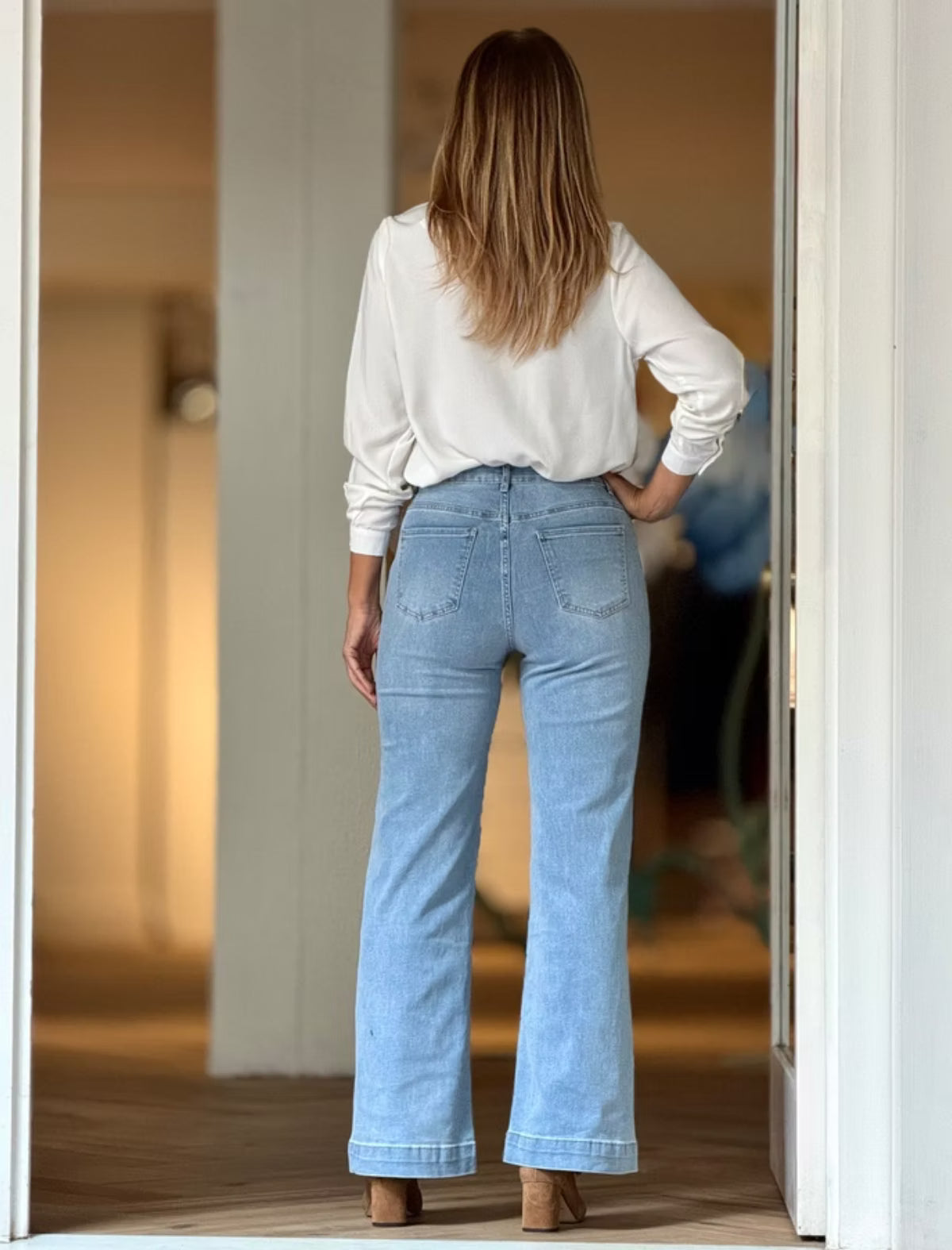 Pantalón vaquero jeans claro especial