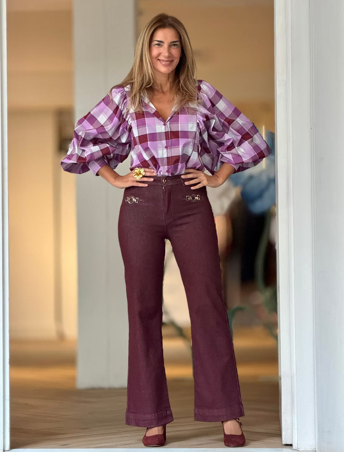 Camisa de cuadros muy cuqui
