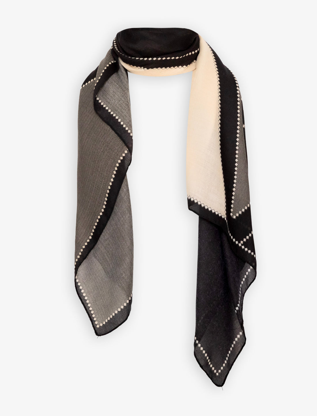 Foulard suave asimetric