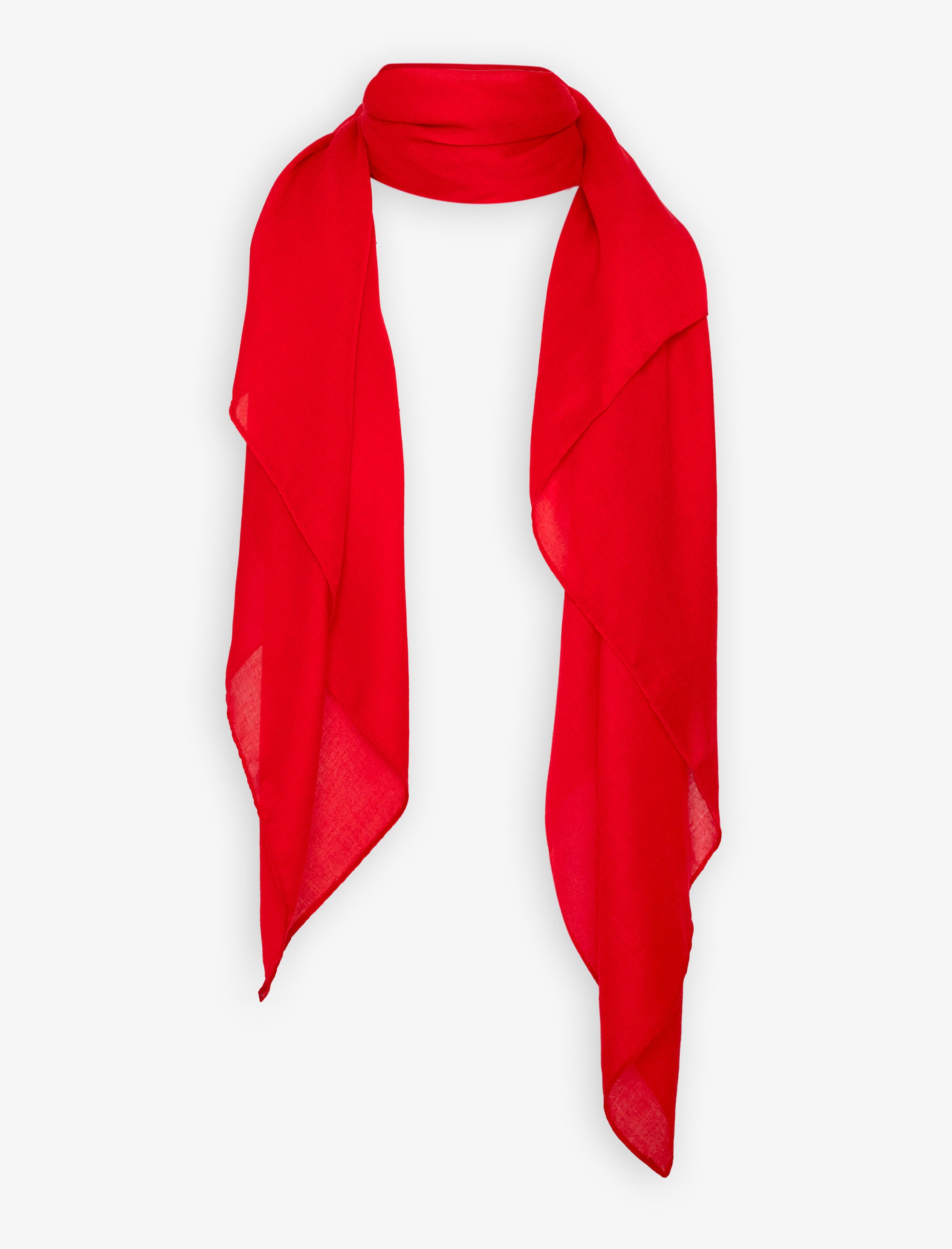 Pañuelo Para Todo De Viscosa Rojo