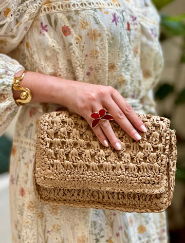 Bolso Natural Muy chic Tostado