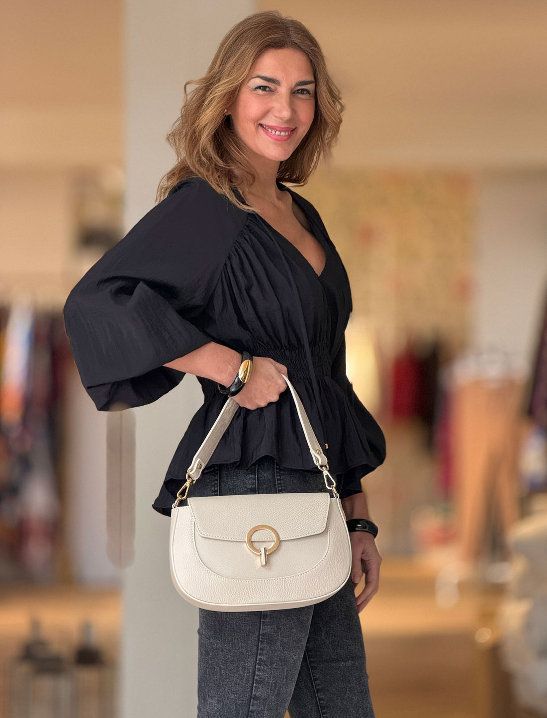 Bolso Nuria Carolina Beige