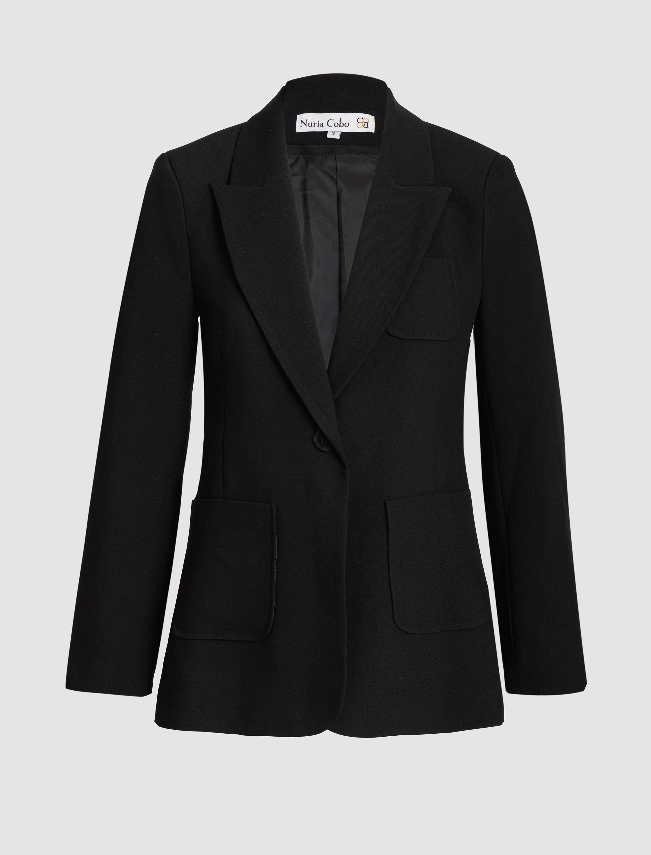 Chaqueta Slim chic negra