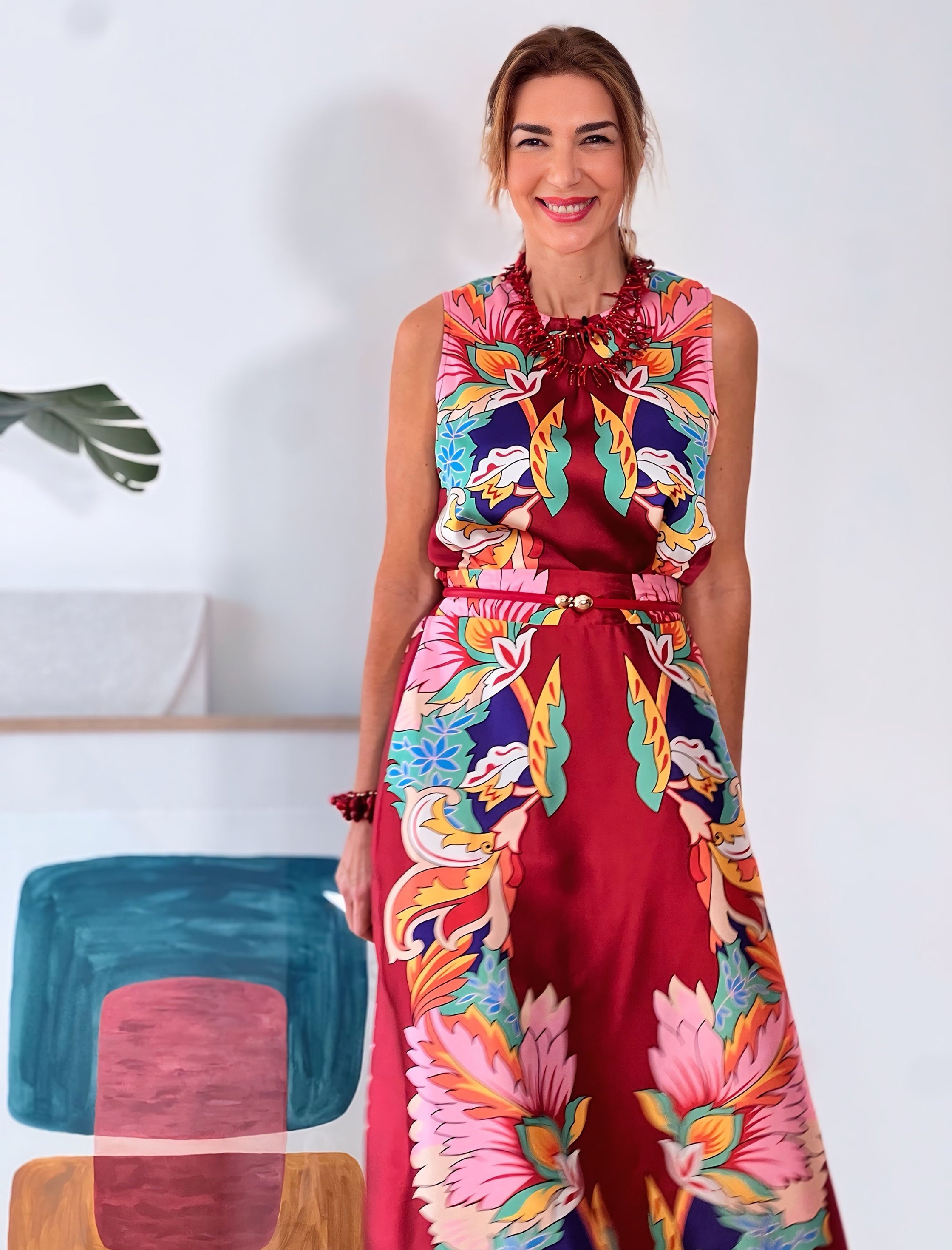 Falda midi Bella