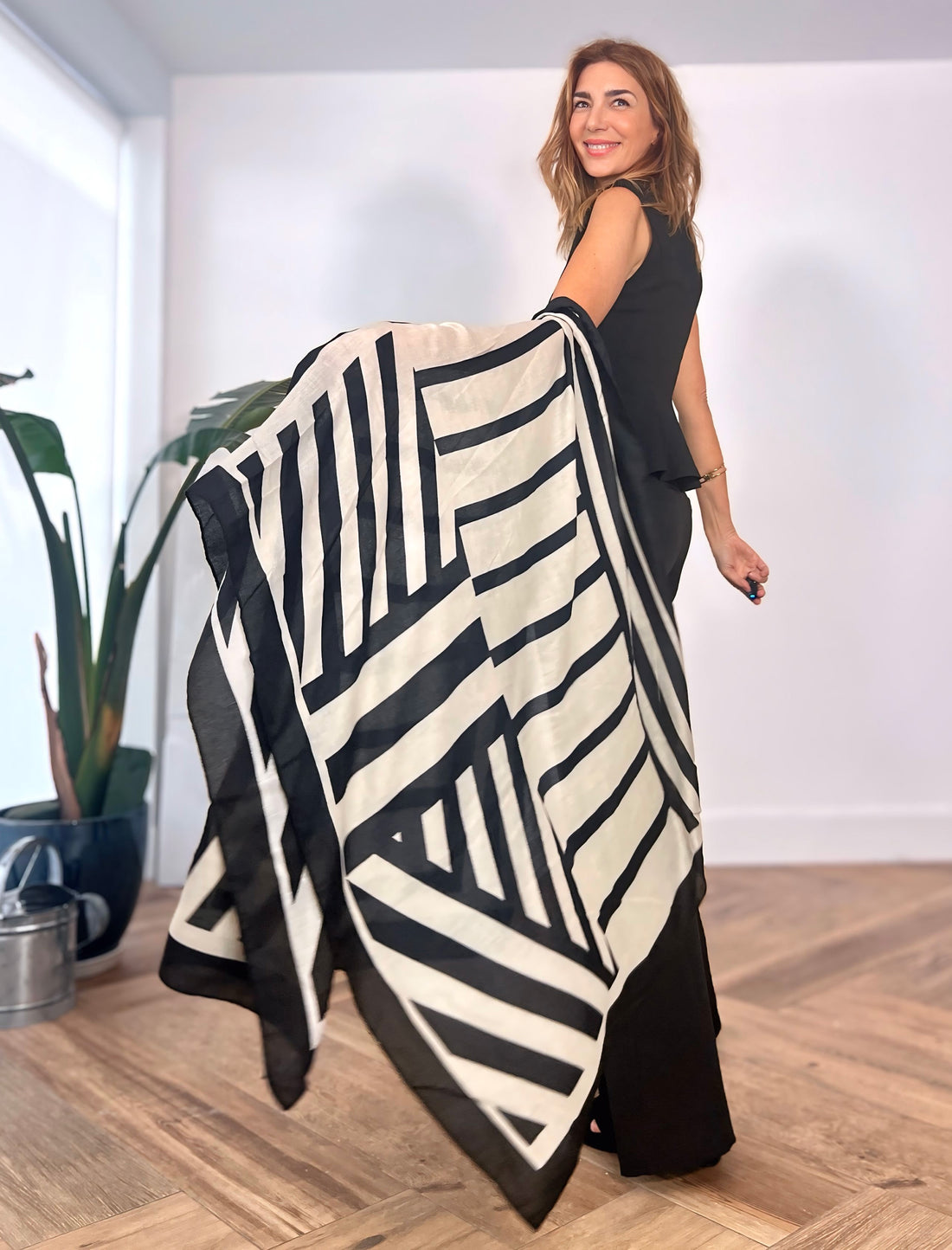 Foulard suave Lines