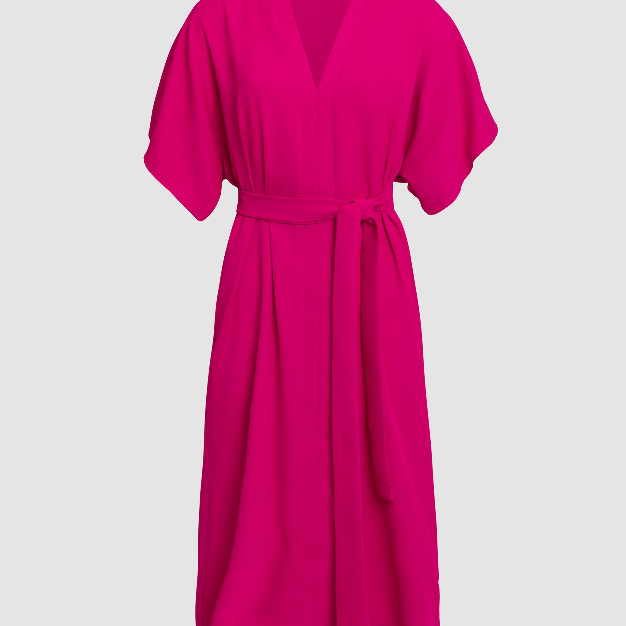 VESTIDO KAFTAN FUCSIA