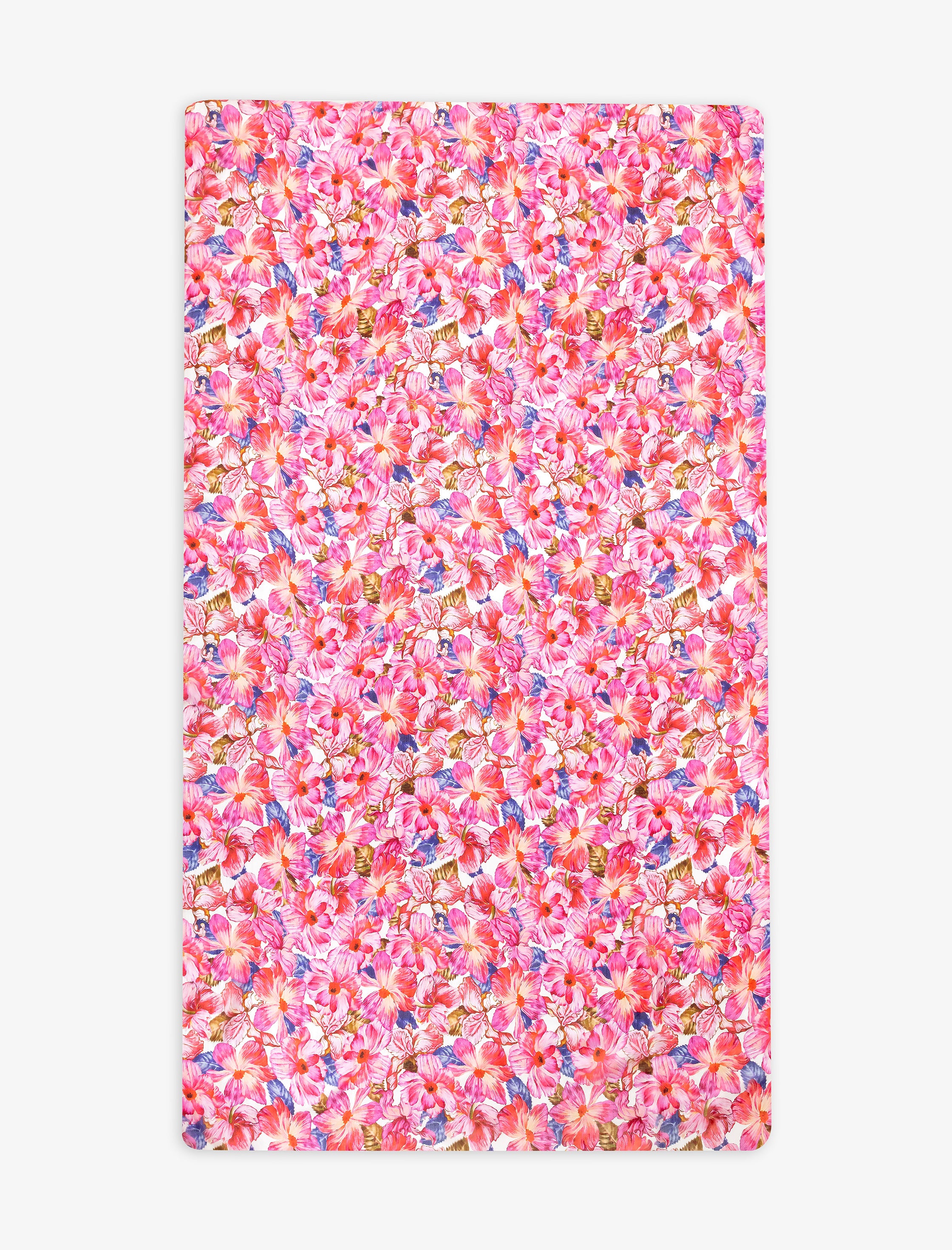 Pañuelo de seda paisaje rosa