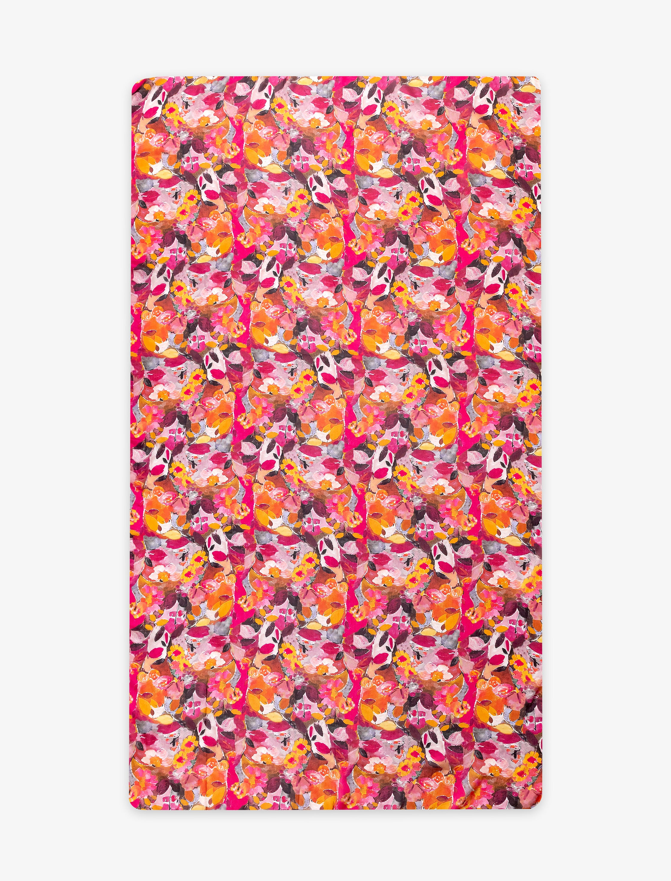 Pañuelo de seda floral