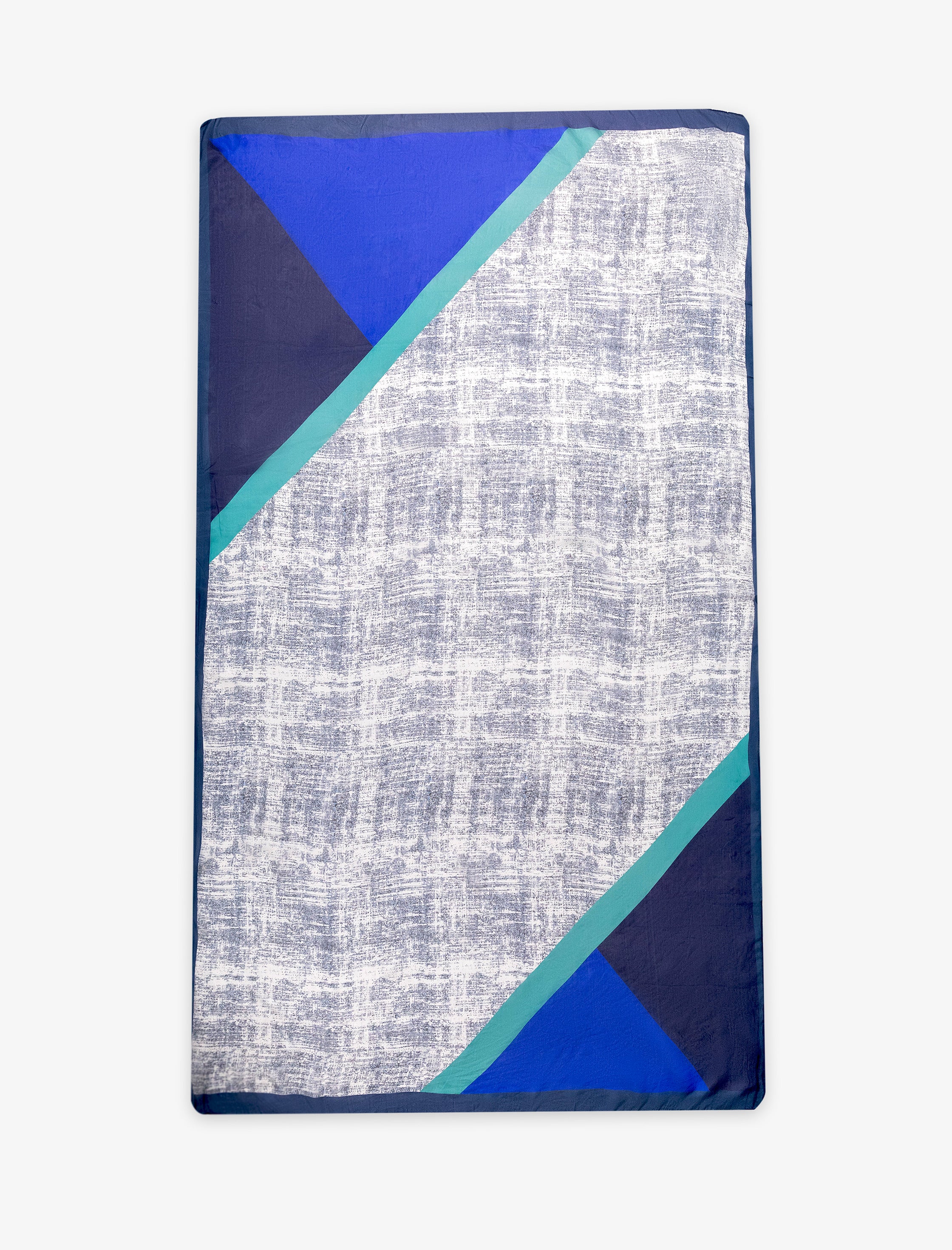 Pañuelo de seda Gialio azul