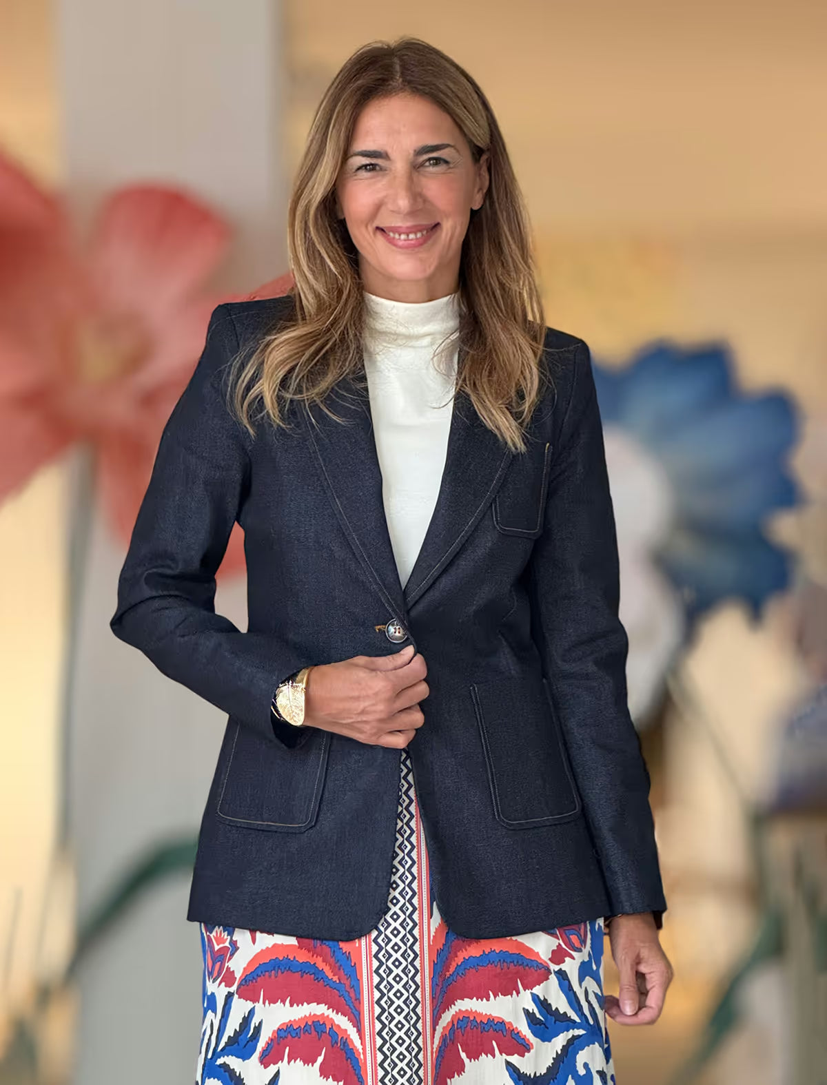 Chaqueta blazer vaquera