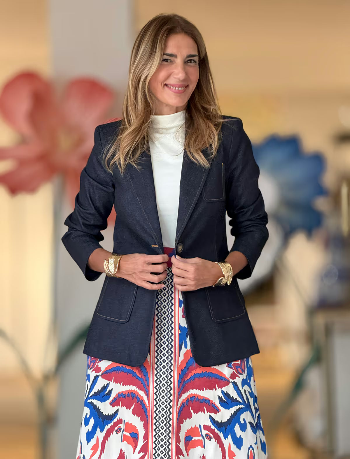 Chaqueta blazer vaquera