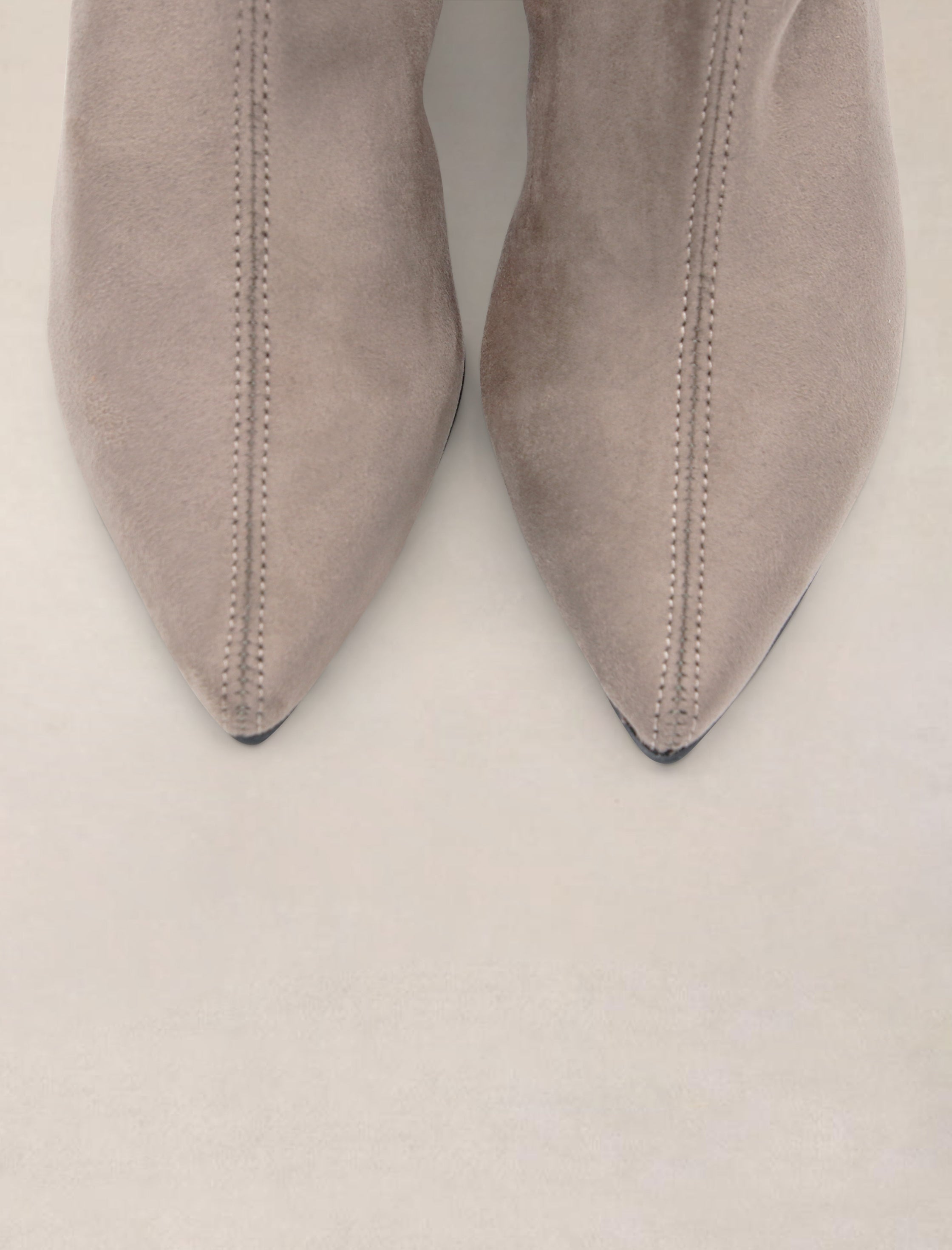 Bota alta de licra Camel