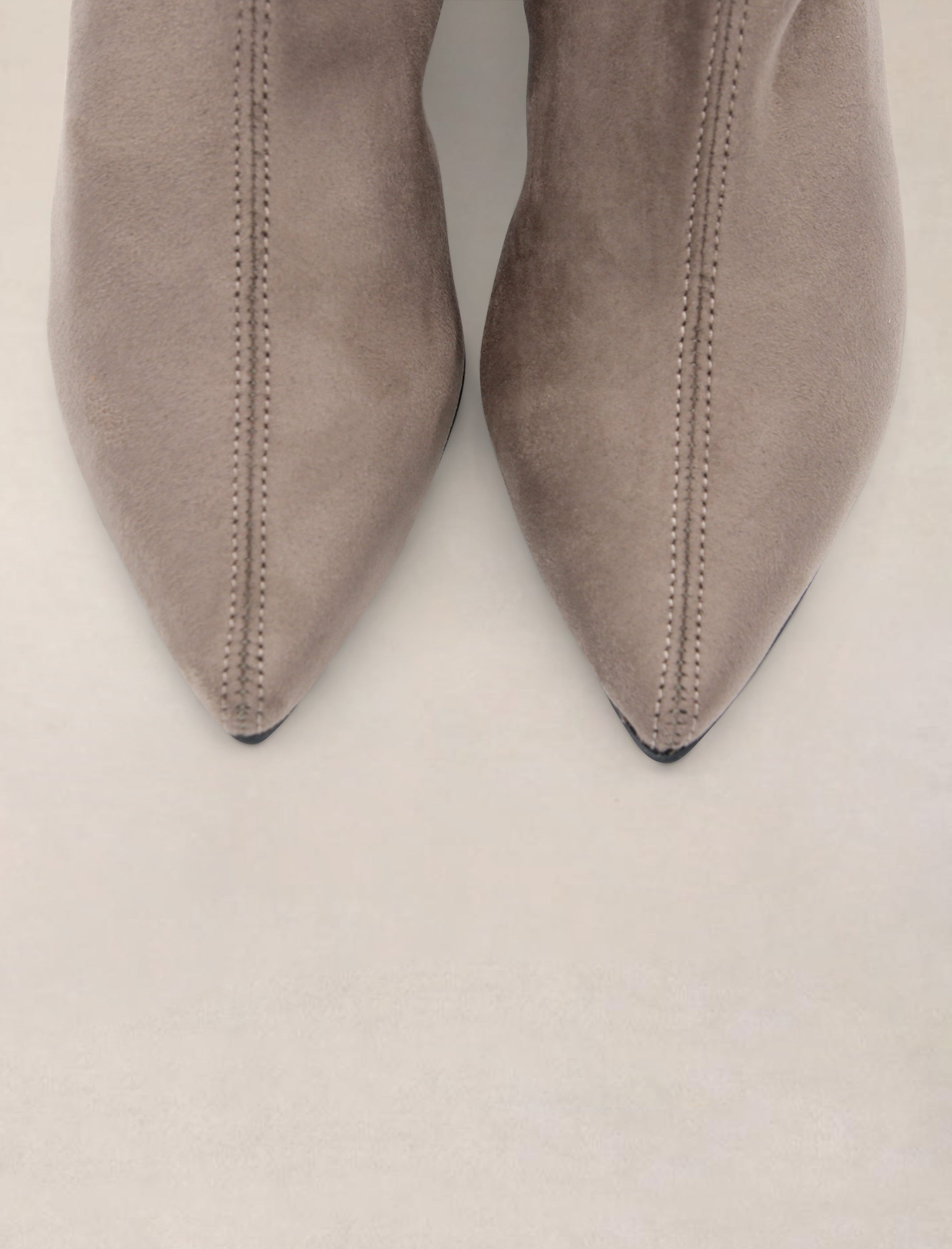 Bota alta de licra Camel