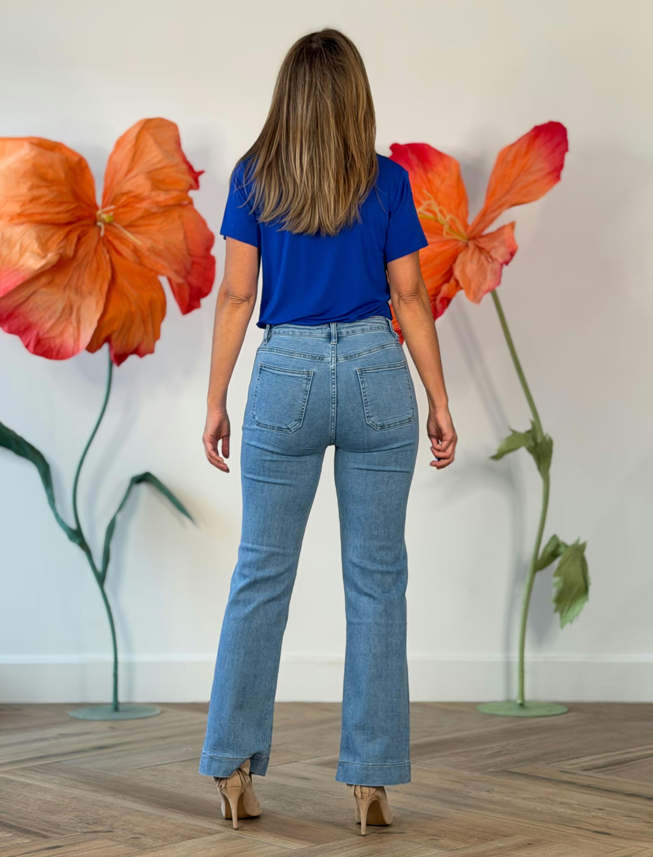 Pantalón vaquero de bolsillos claro