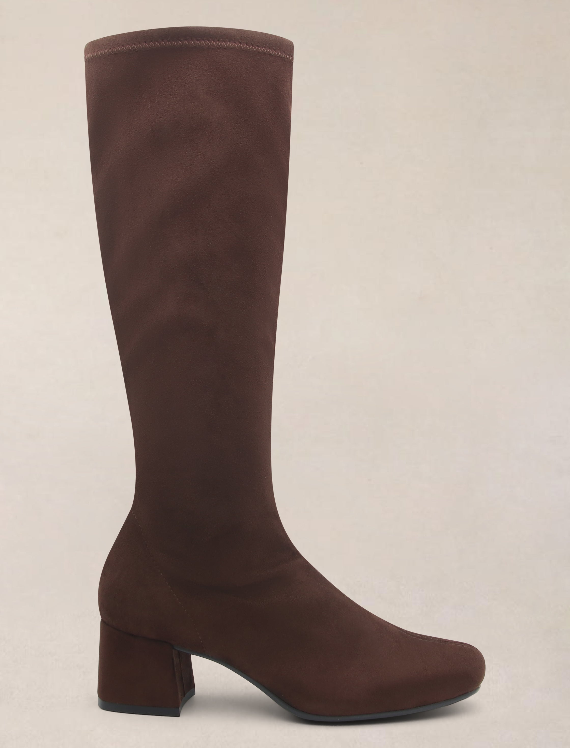 Bota licra marrón chocolate Alicia