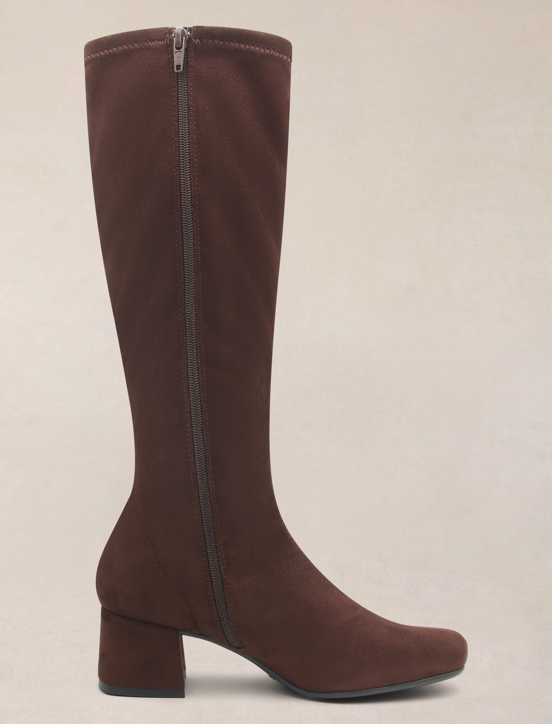 Bota licra marrón chocolate Alicia