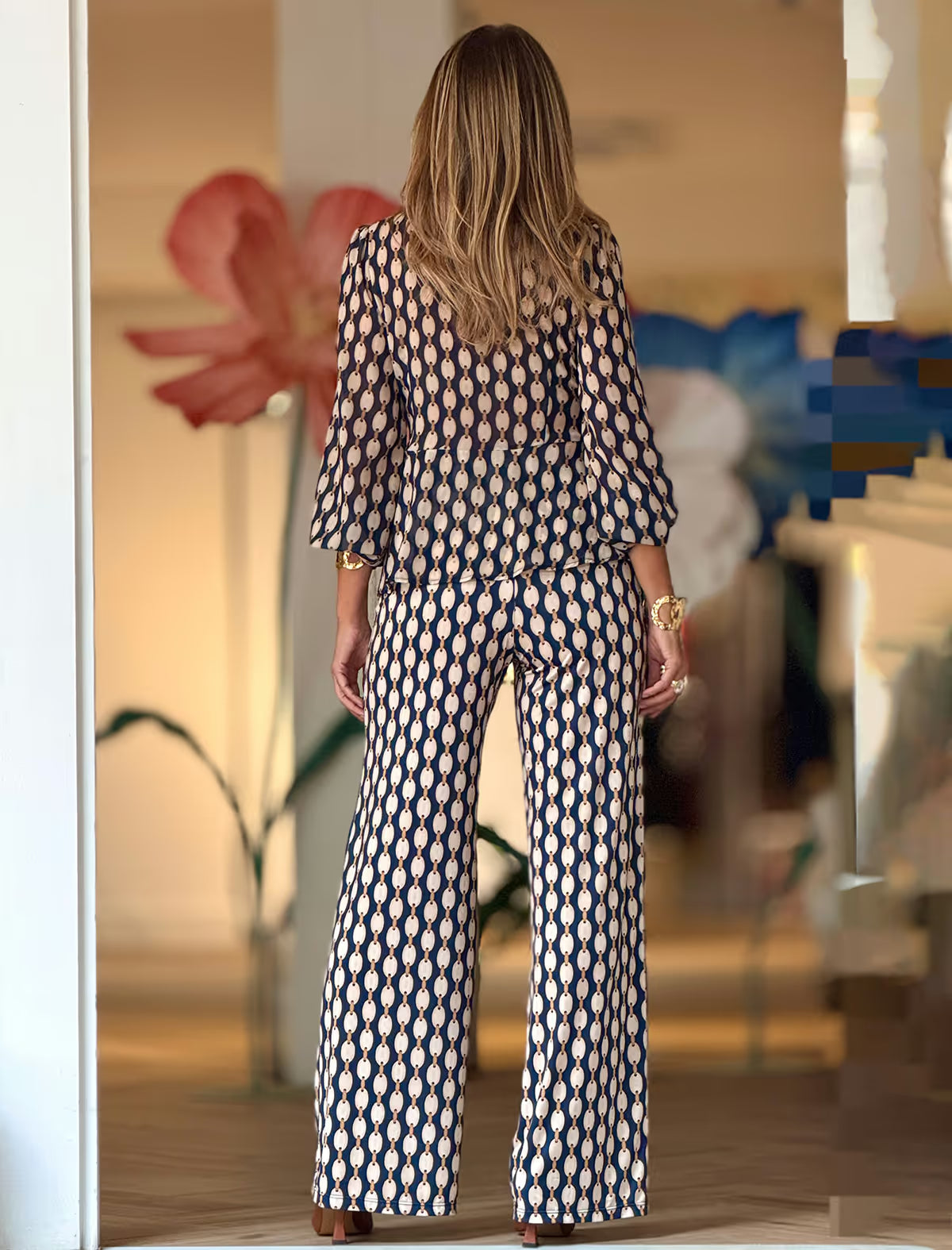 Pantalón de punto muy yo palazzo