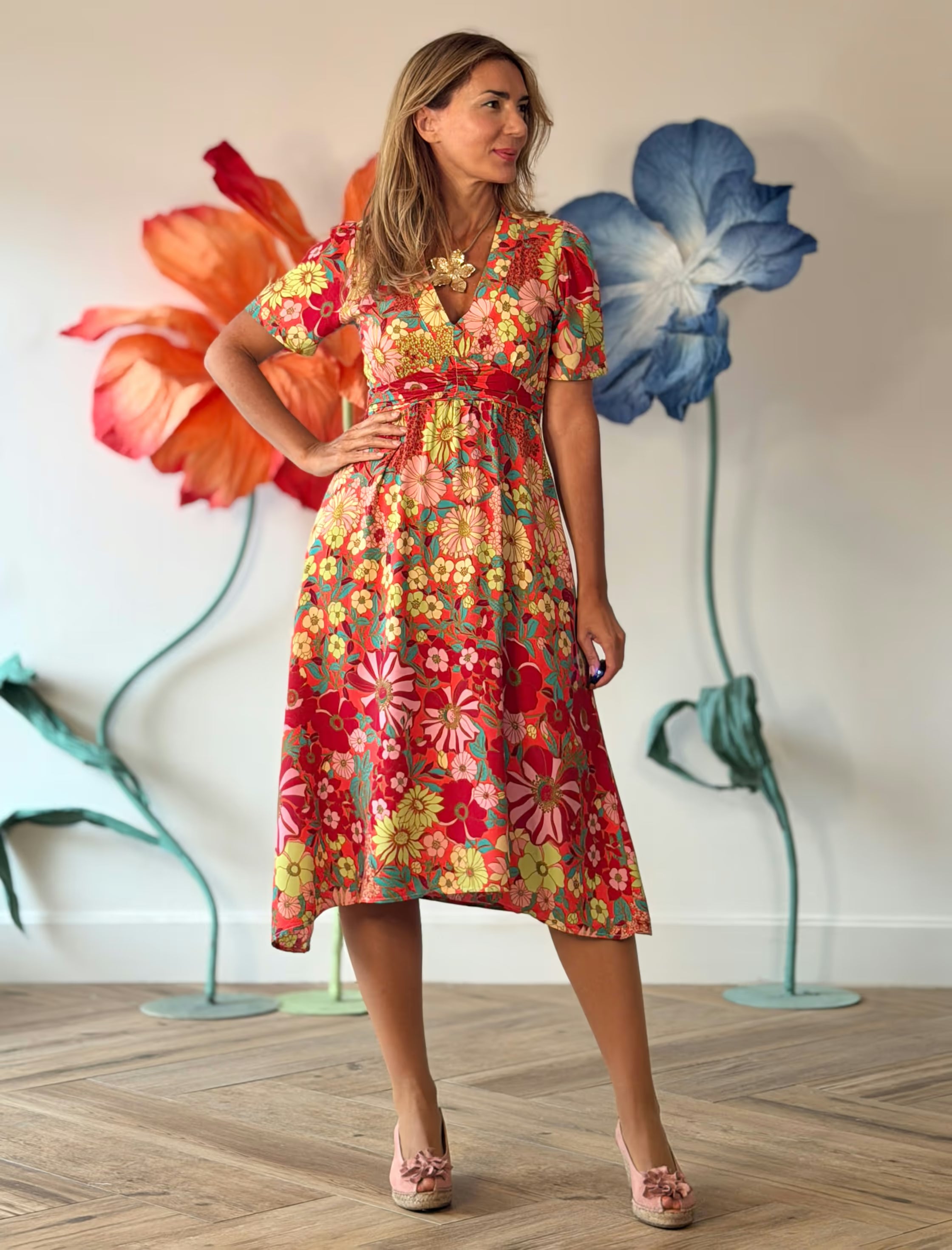 Vestido amor por el jardín