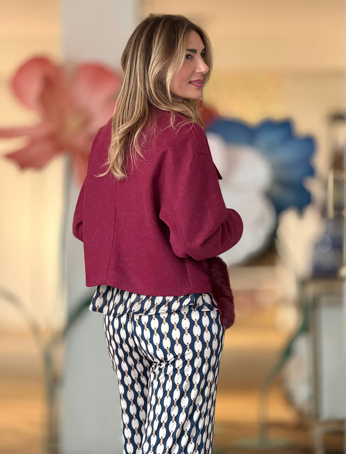 Pantalón de punto muy yo palazzo