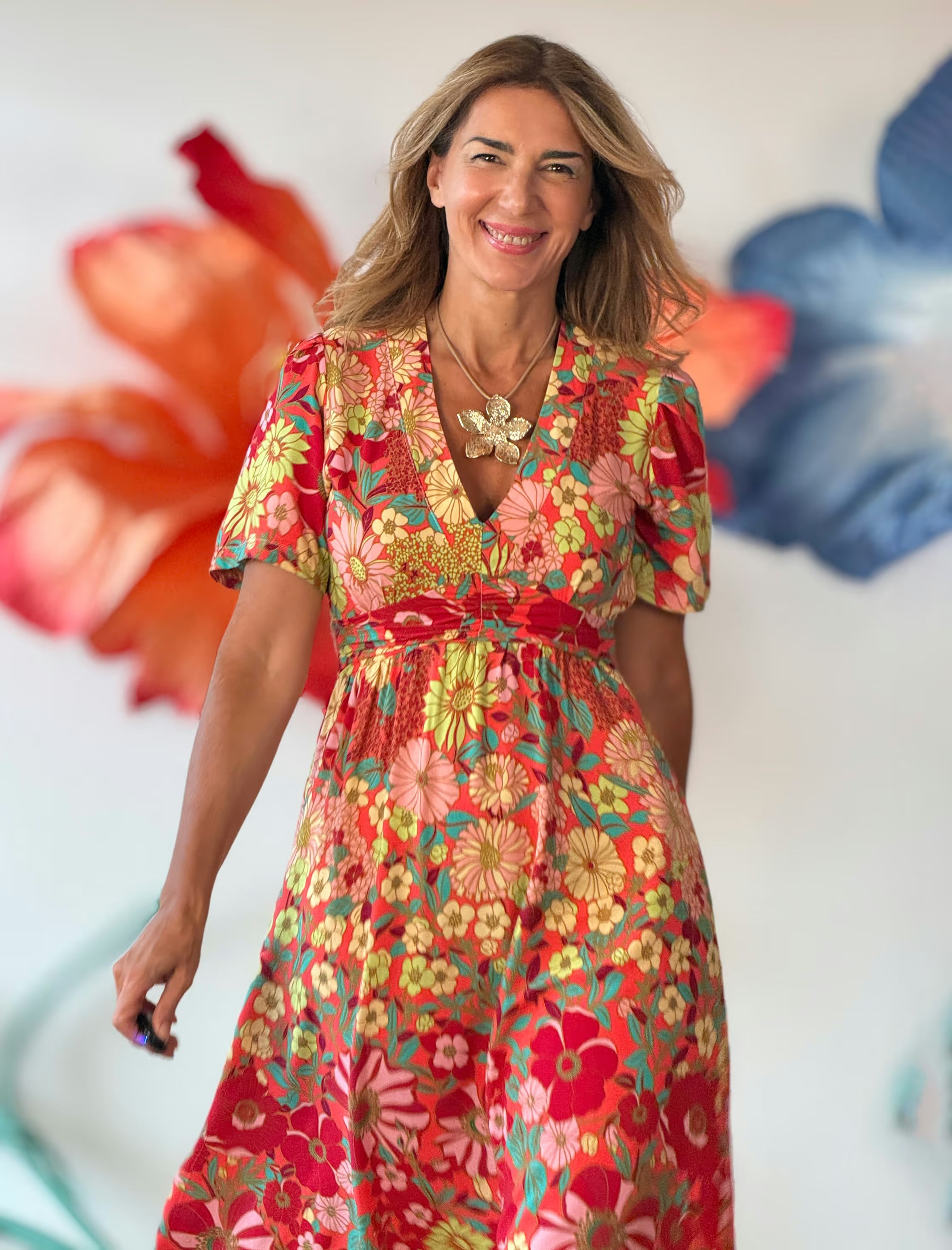 Vestido amor por el jardín