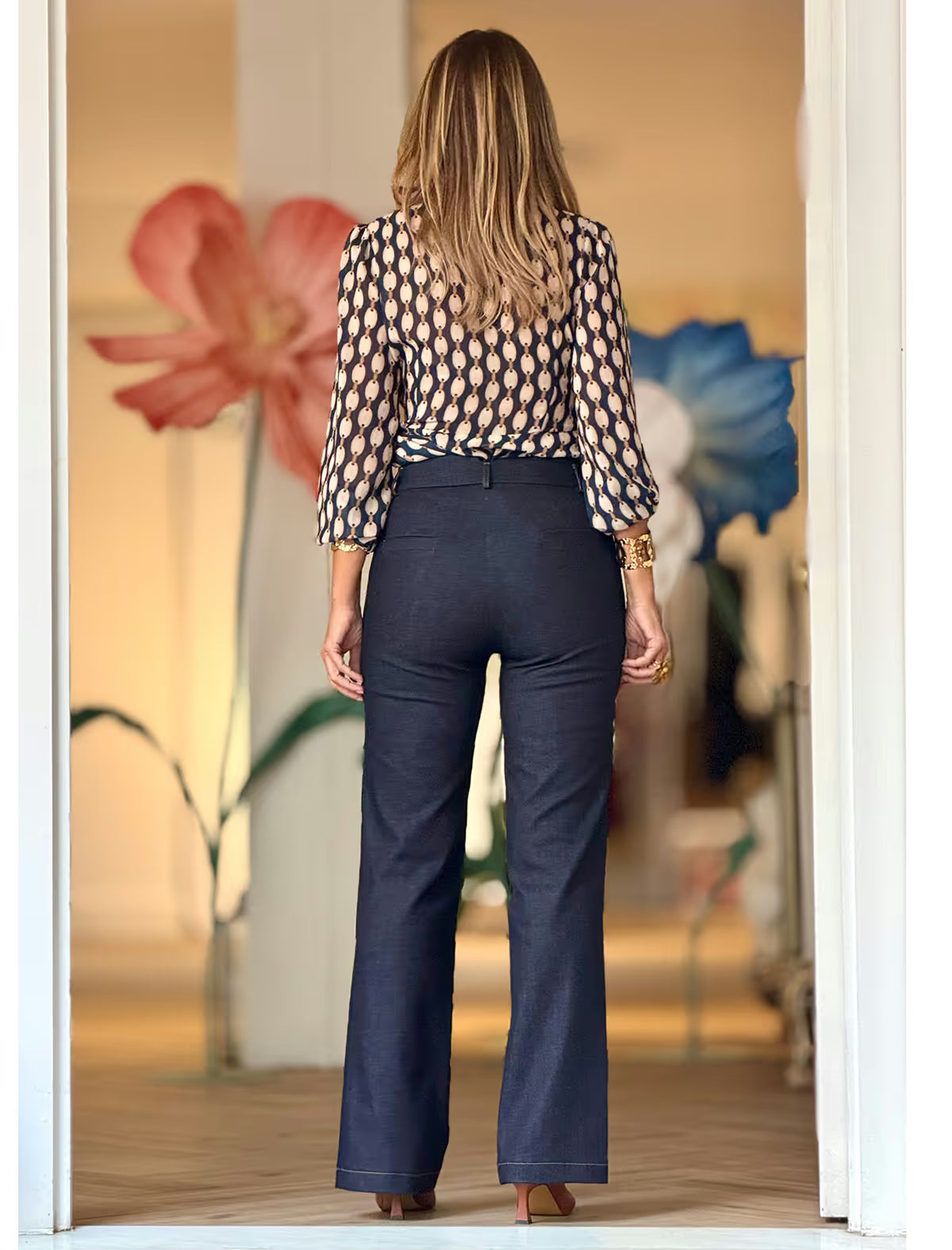 Pantalón vaquero ideal de bolsillos