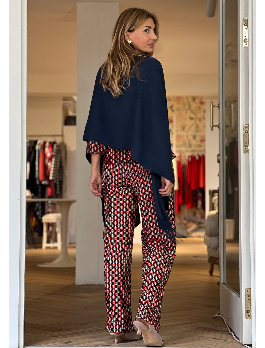 Foulard cashemira marino