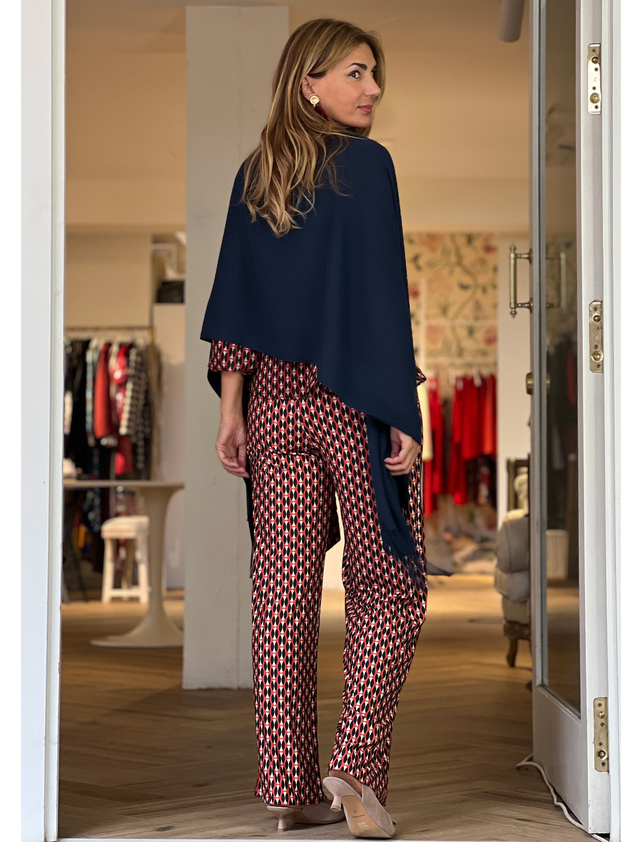 Foulard cashemira marino