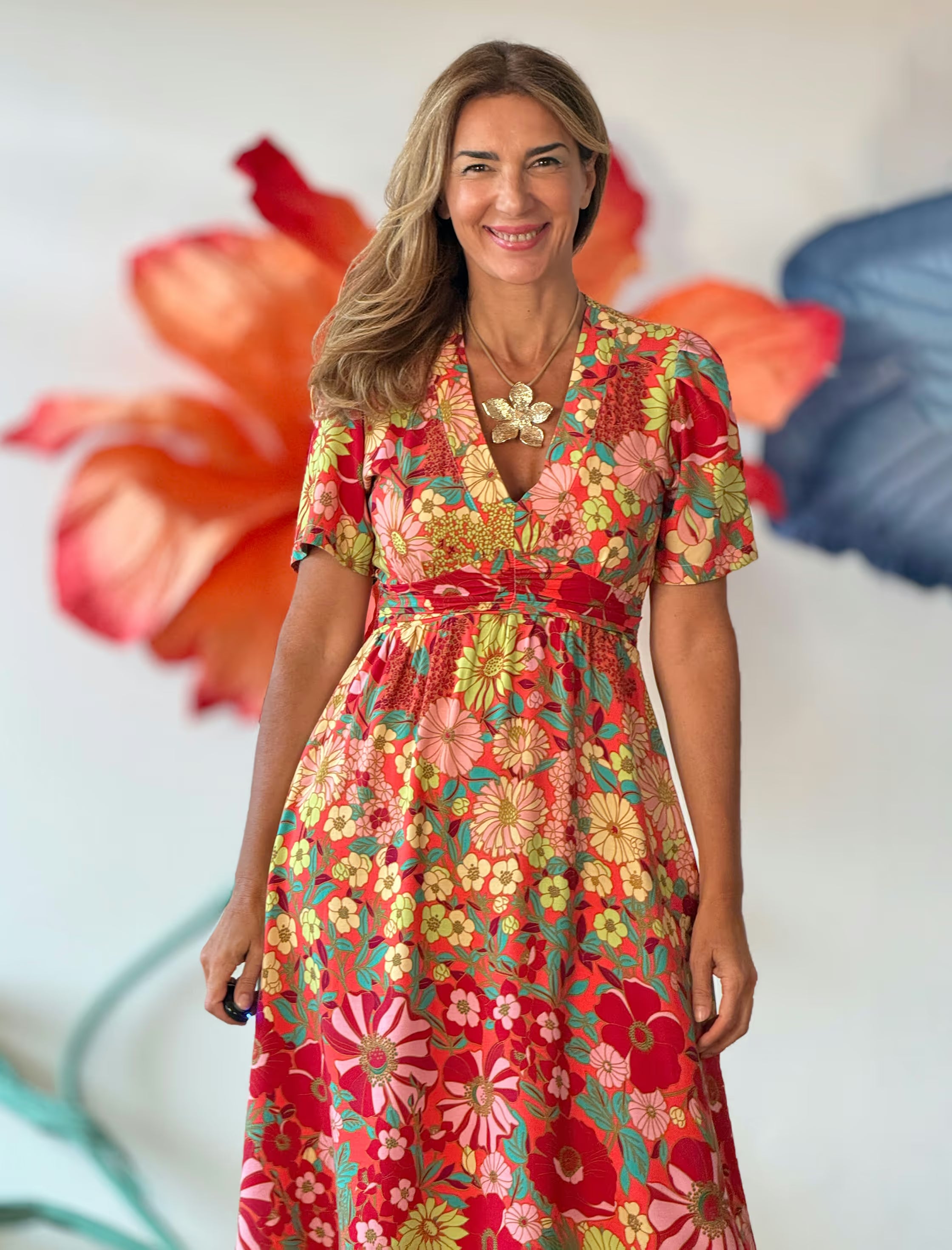 Vestido amor por el jardín