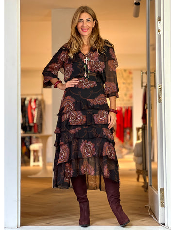 Total look camisa y falta cashemir